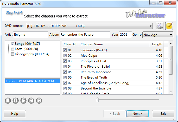 DVD Audio Extractor 7.5.1 full